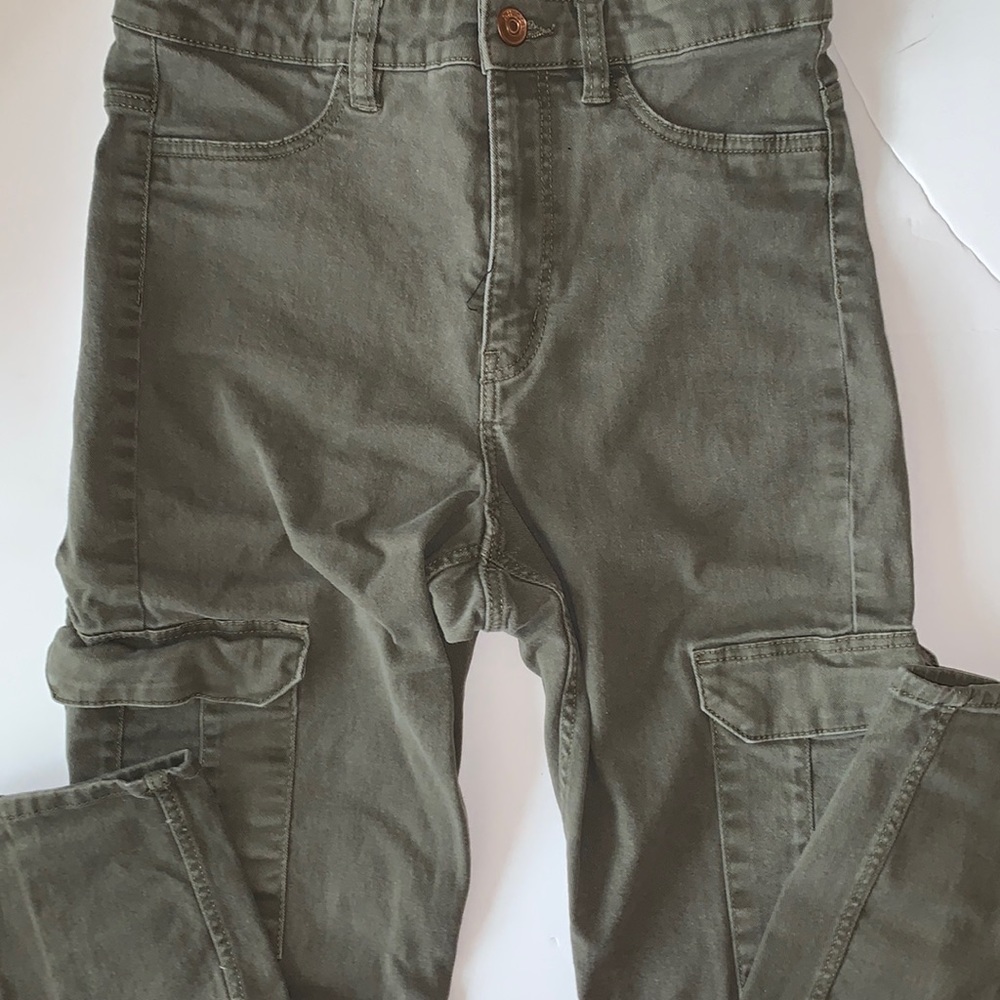 High Waisted Cargo Pants